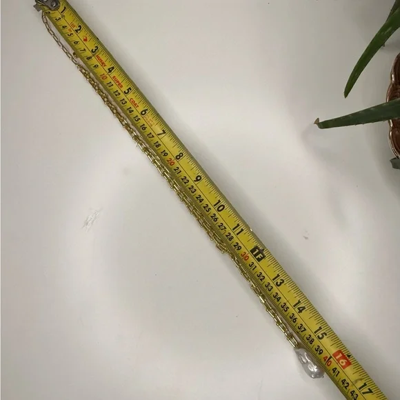 Vanessa Mooney Gold Bar Link Chain Baroque Pearl Lariat Necklace Statement - Picture 8 of 8